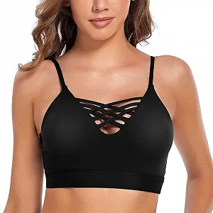 Спортивный бюстгальтер SHEKINI Push up Crossback без косточек воздухопроницаемый с подкладками synthetic.ua - Фото 1