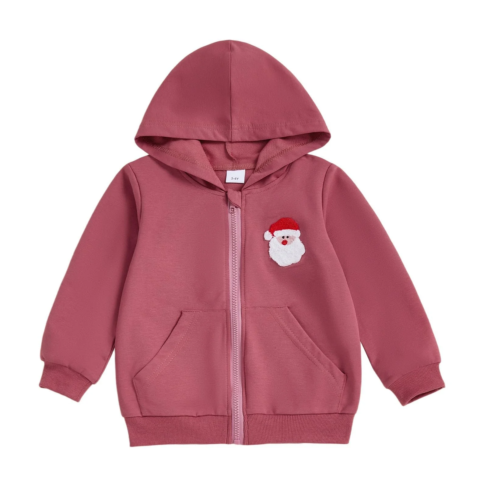 Світшот на блискавці дитяча Pullover Weihnachten з капюшоном, з довгими рукавами, фото №1