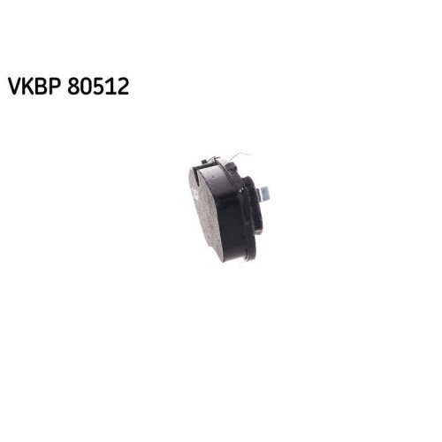 Комплект тормозных колодок дискового тормоза SKF VKBP 80512 передняя ось, фото №4