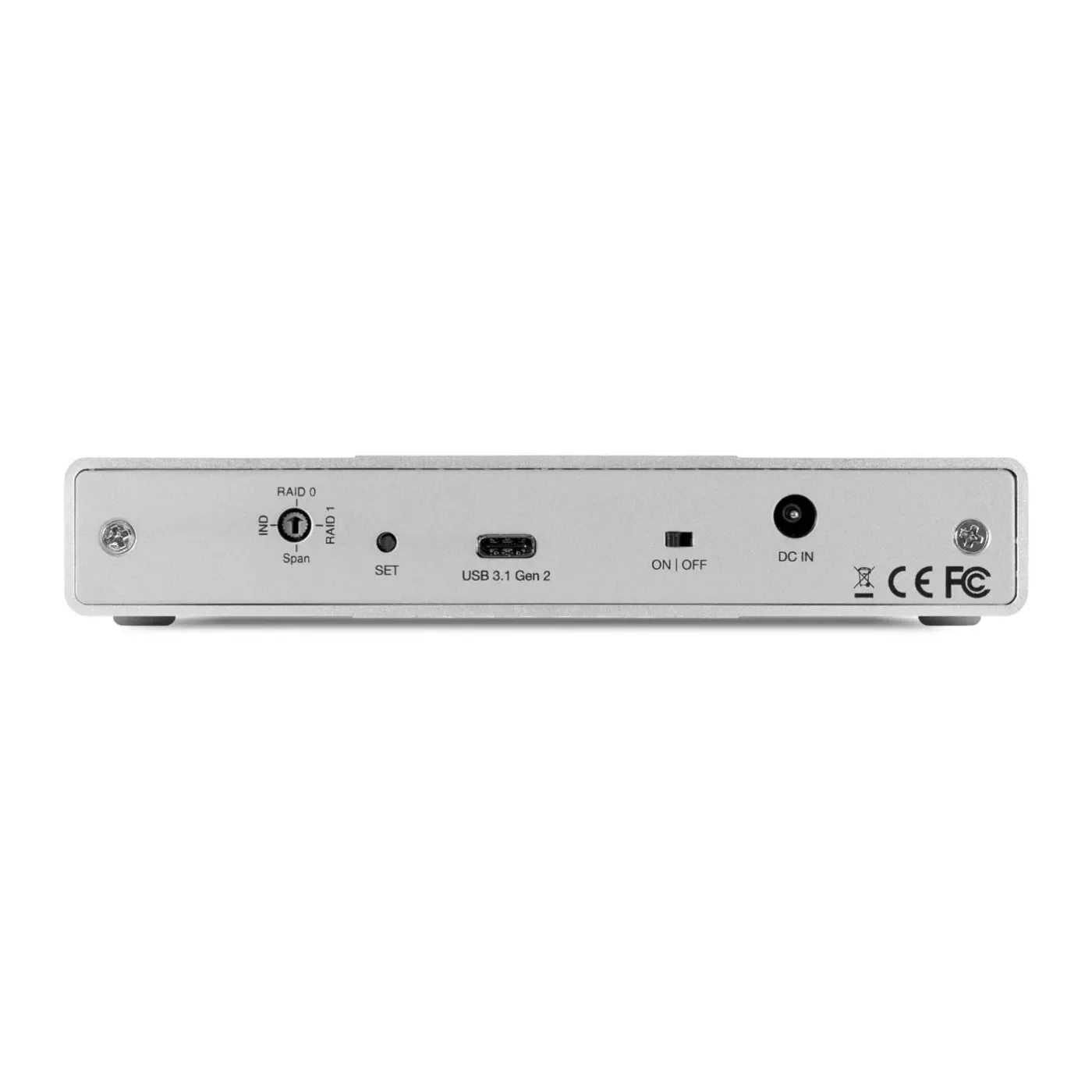 Внешний накопитель 2x2.5" OWC Mercury Elite Pro Dual mini (Enclosure) Silver, фото №2