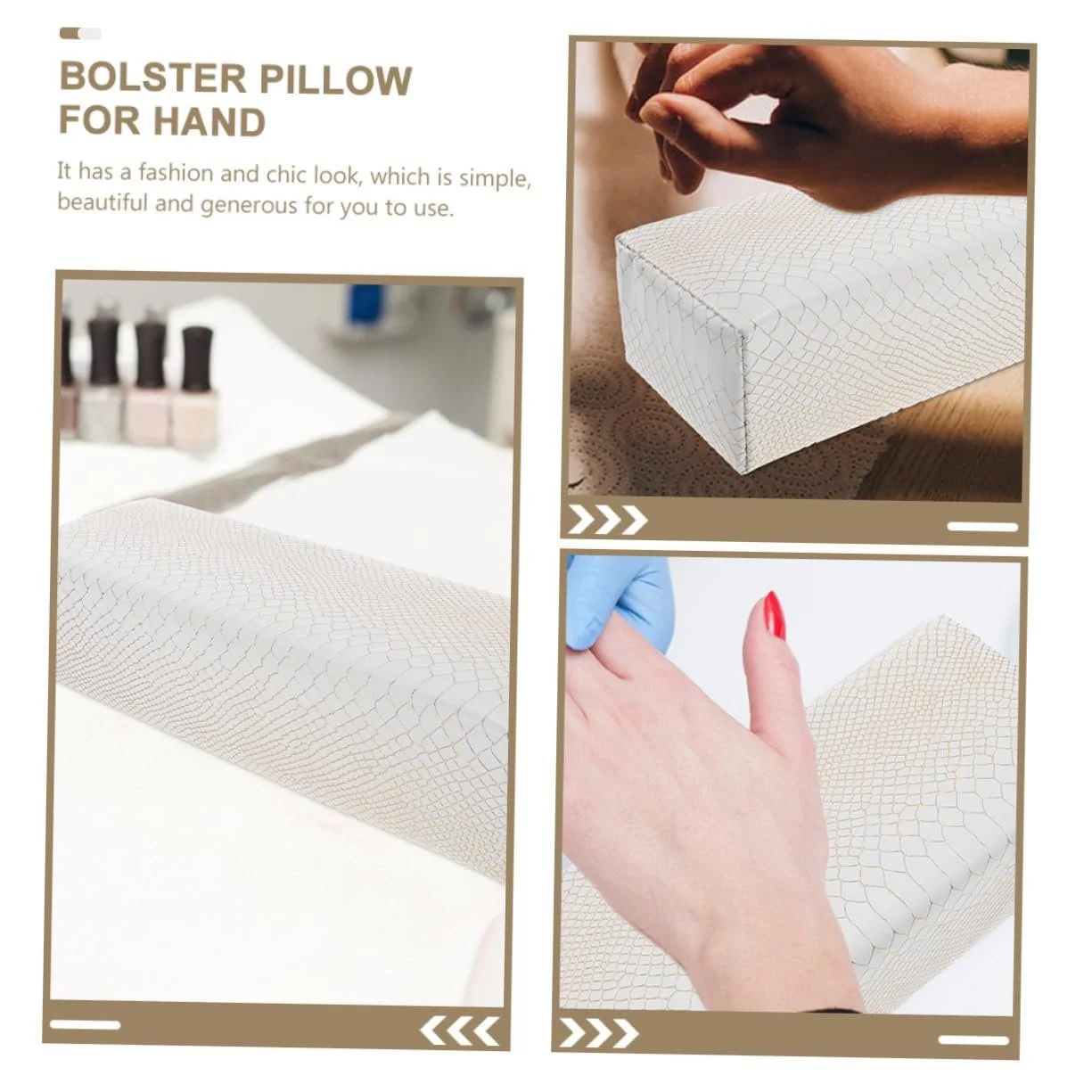 Подушка для рук для маникюра Ipetboom Komfortables Nagelkunst PU, нескользящая, фото №4