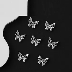 Украшения для ногтей qbodp, 40 шт, в форме бабочек - Фото 1