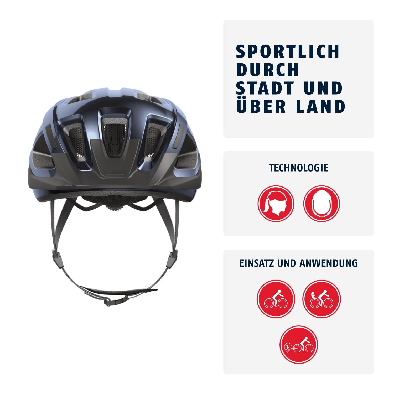 Шлем ABUS Aduro 3.0 LED Велосипедный, фото №2