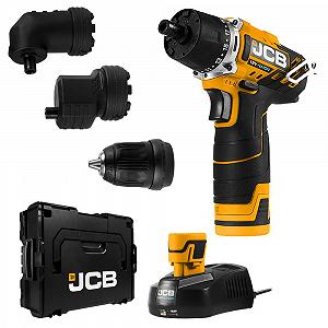 Дрель JCB L-Boxx 12 V Аккумуляторная Насадки 2 x 2.0 Ah - Фото 1