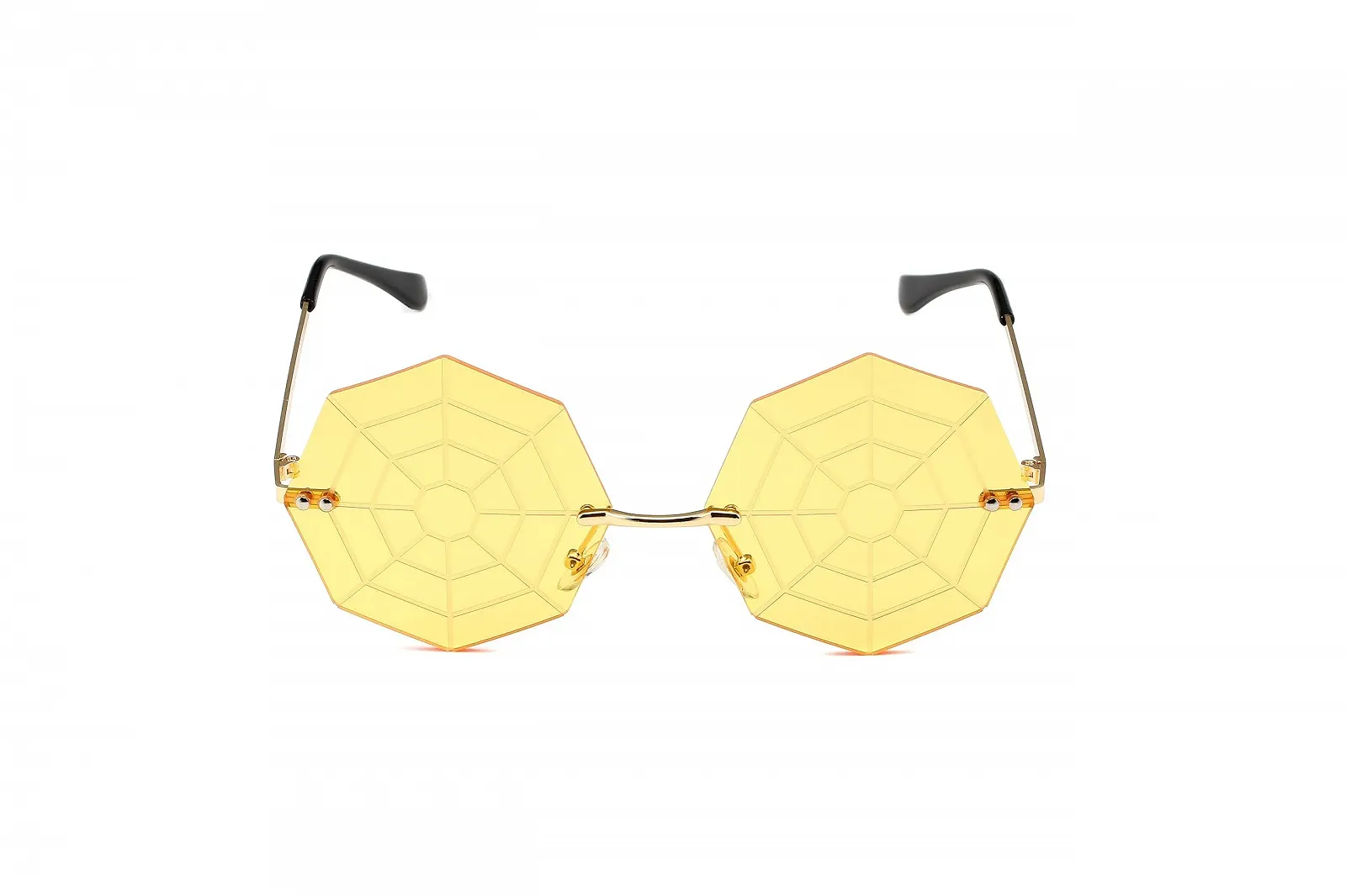 Октагональные Солнцезащитные Очки QVKUUT Паутина Дизайн, фото №2