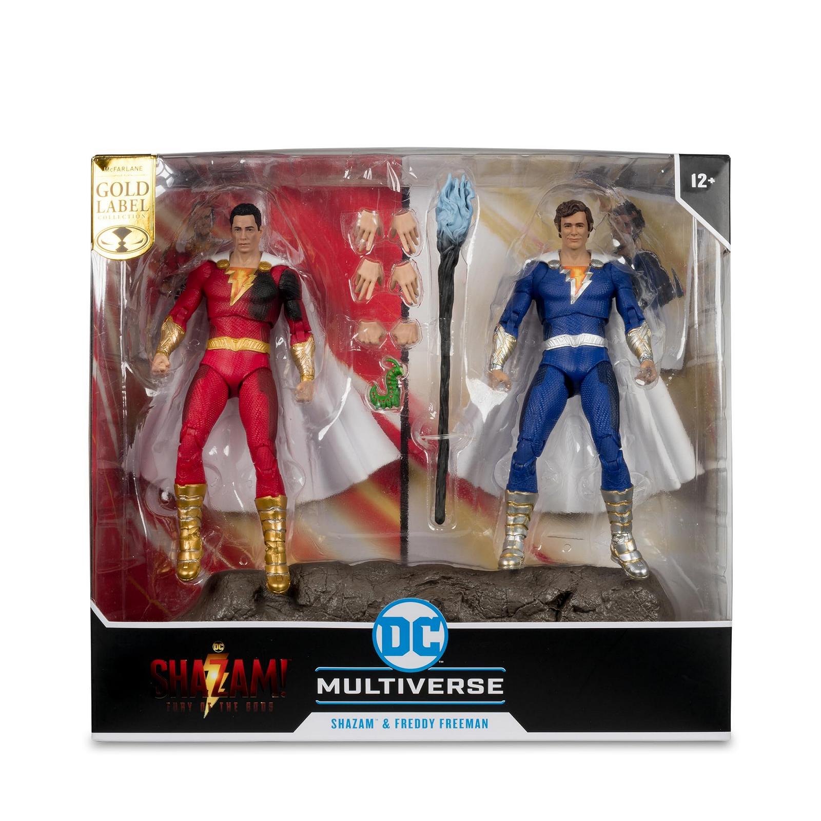 Фигурки SHAZAM & FREDDY, McFarlane Toys, DC Multiverse, 17,8 см, Gold Label, Amazon Exclusive, фото №14