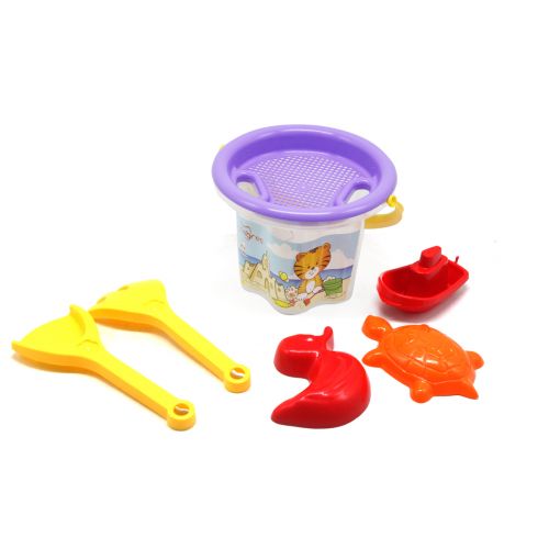 Набор для игры с песком Цветочек 7 элементов прозрачный [tsi184099-TSI], фото №1