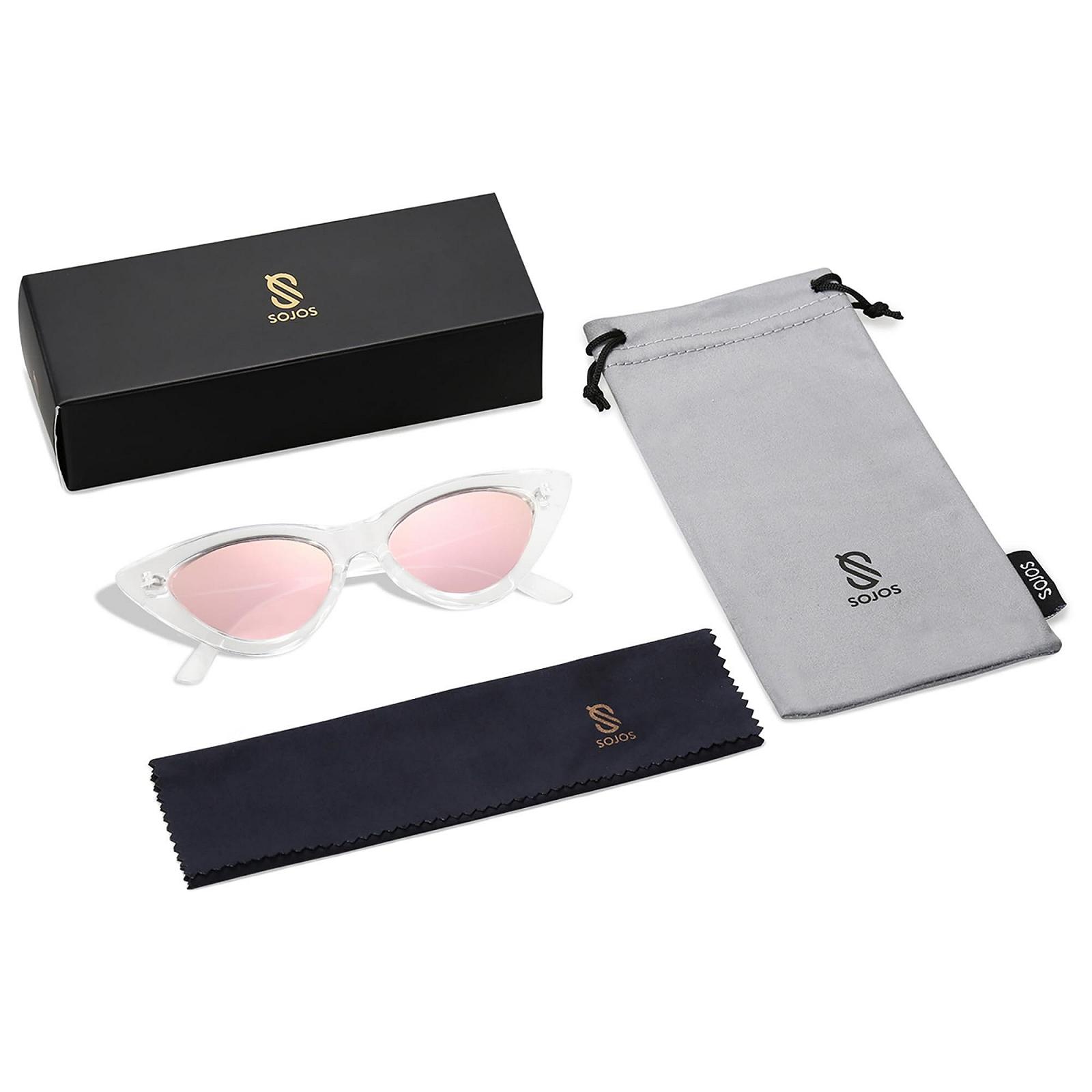 Солнцезащитные очки Кошачий глаз SOJOS SJ2044 Ретро Винтажные, фото №6