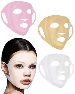 Купить Силиконовая маска TPZORJX 3 шт. Силиконовая маска для лица Многоразовая силиконовая маска для лица Паровая маска для лица Водонепроницаемая увлажняющая маска для лица - Фото 1 Силиконовая маска TPZORJX 3 шт. Силиконовая маска для лица Многоразовая силиконовая маска для лица Паровая маска для лица Водонепроницаемая увлажняющая маска для лица - Фото 1