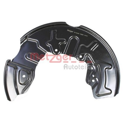 Щит тормозного диска METZGER 6115226 передний мост справа для VAG, фото №2