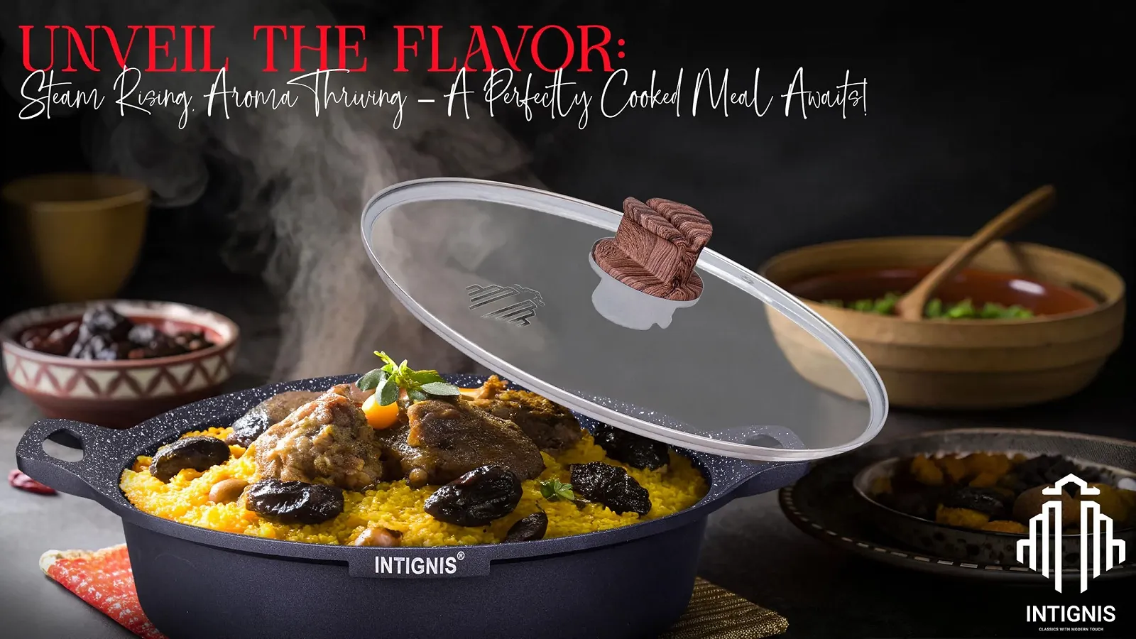 Форма для тушения низкая 32 см с крышкой для индукции, фото №6 Форма для тушения низкая 32 см с крышкой для индукции, фото №6