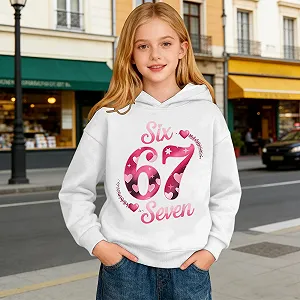 Дитяча толстовка з капюшоном з принтом для дівчат та хлопчиків synthetic.ua - Фото 1