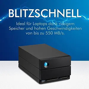 Внешний жесткий диск LaCie 2big Dock Thunderbolt 3 16TB 3.5 дюйма цена на synthetic.ua - Фото 1 Внешний жесткий диск LaCie 2big Dock Thunderbolt 3 16TB 3.5 дюйма synthetic.ua - Фото 1