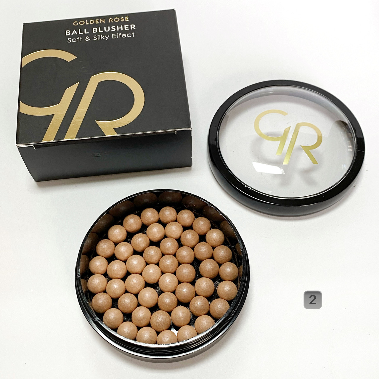 Рум'яна кулькові Ball Blusher Golden Rose 02, фото №2