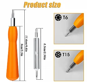 Викрутка для відеодзвінка магнітна двостороння T6 T15 Torx - Фото 1