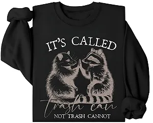 Свитшот It's Called Trash Can Not Trash Cannot Смешной свитшот с енотом и опоссумом для любителей енотов и опоссумов - Фото 1
