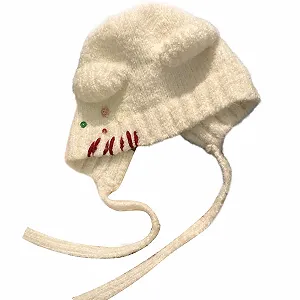 Мультяшная шапка с ушами для спорта на открытом воздухе, большого размера - Фото 1