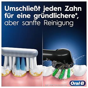 Электрическая зубная щетка Oral-B Vitality Pro, двойная упаковка, 2 сменные щетки, 3 режима чистки, черный/фиолетовый synthetic.ua - Фото 1