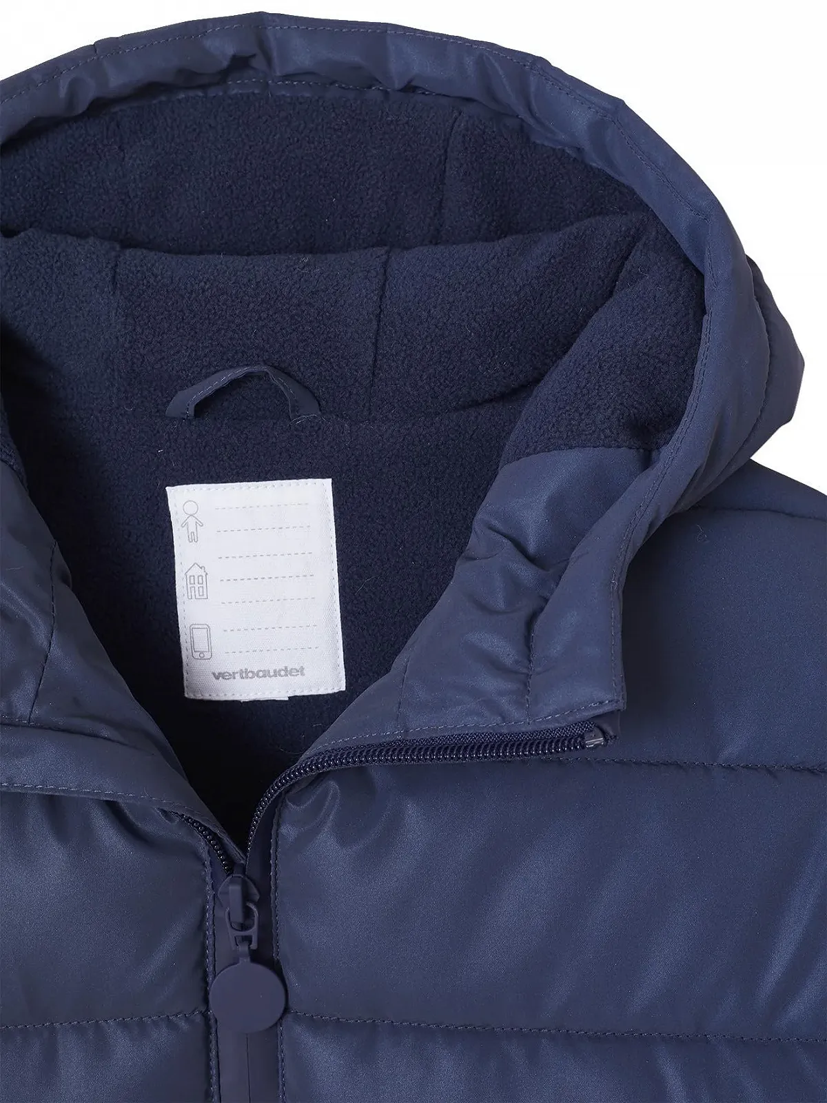 Тепла стьобана куртка для хлопчиків Vertbaudet з переробленим наповнювачем, фото №4