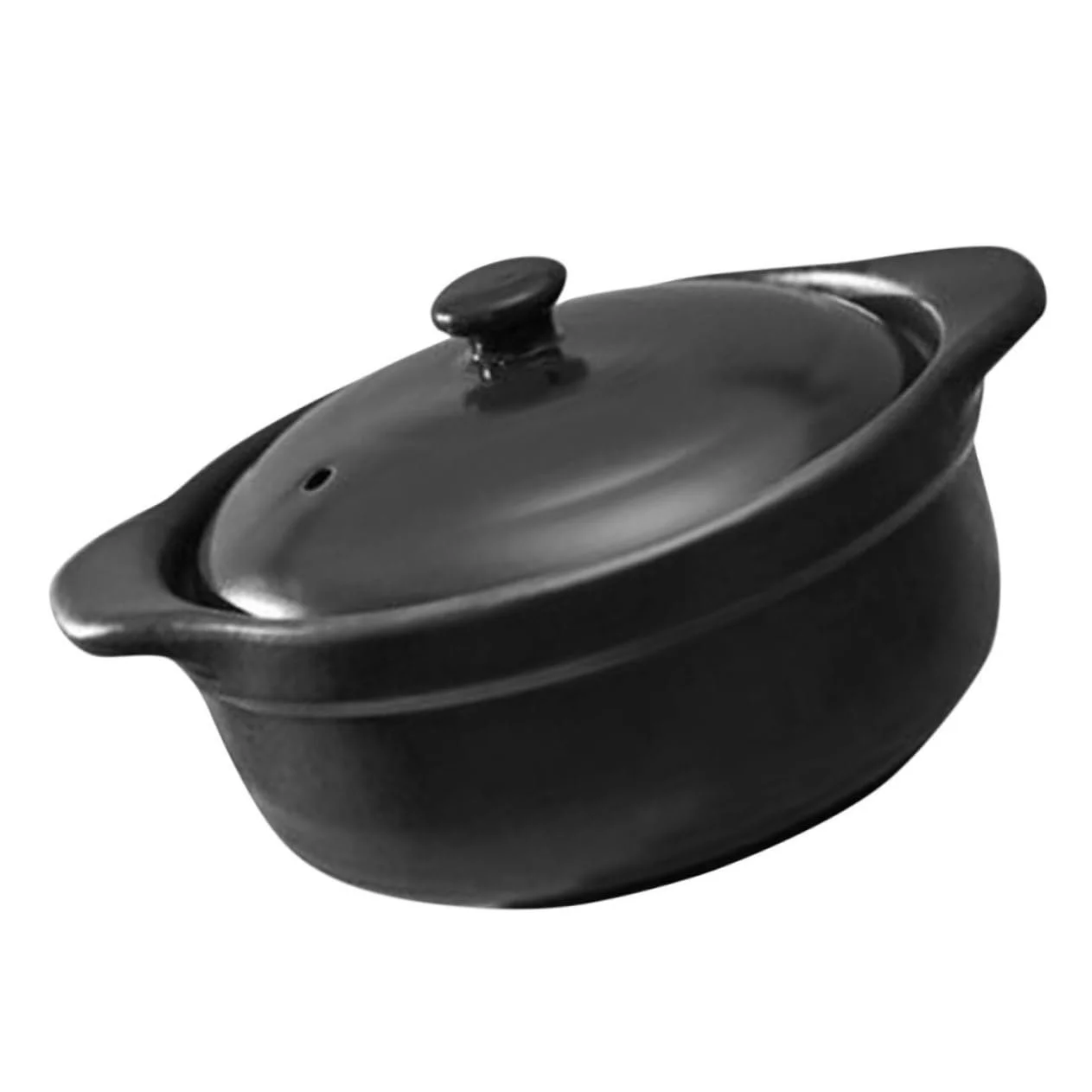 Керамічна каструля з кришкою, антипригарне покриття, подвійна ручка, фото №1