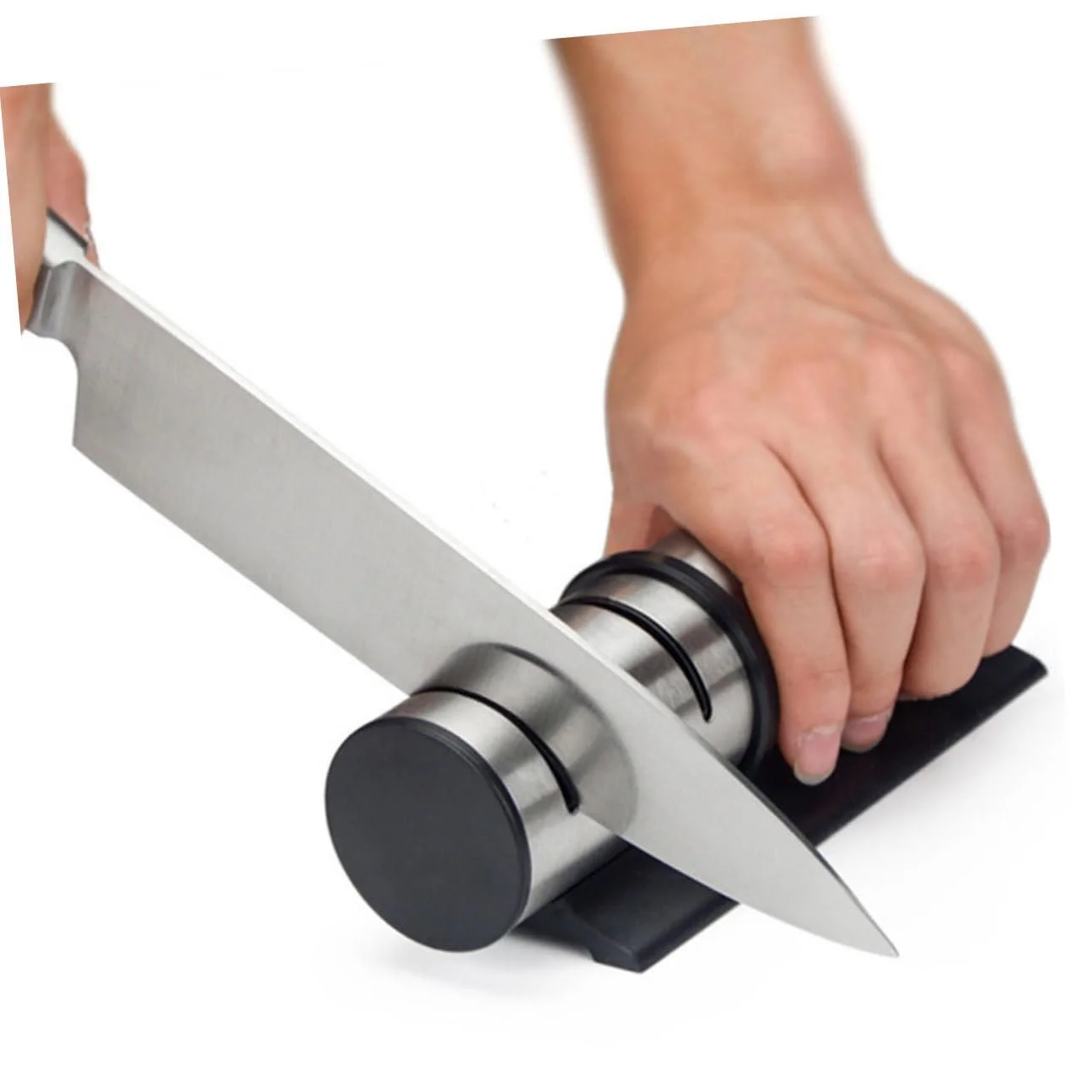 Точилка для ножей Ipetboom портативная ручная для кухни и ножниц износостойкая, фото №6
