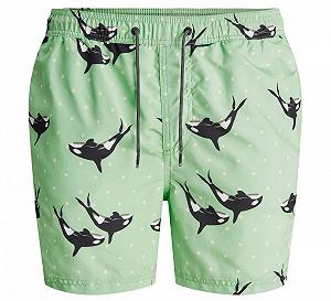 Шорти для плавання JJIBALI JJSWIMSHORTS AKM SEA ANIMALS 12184799 Green Ash Jack&Jones Зелений M - Фото 1