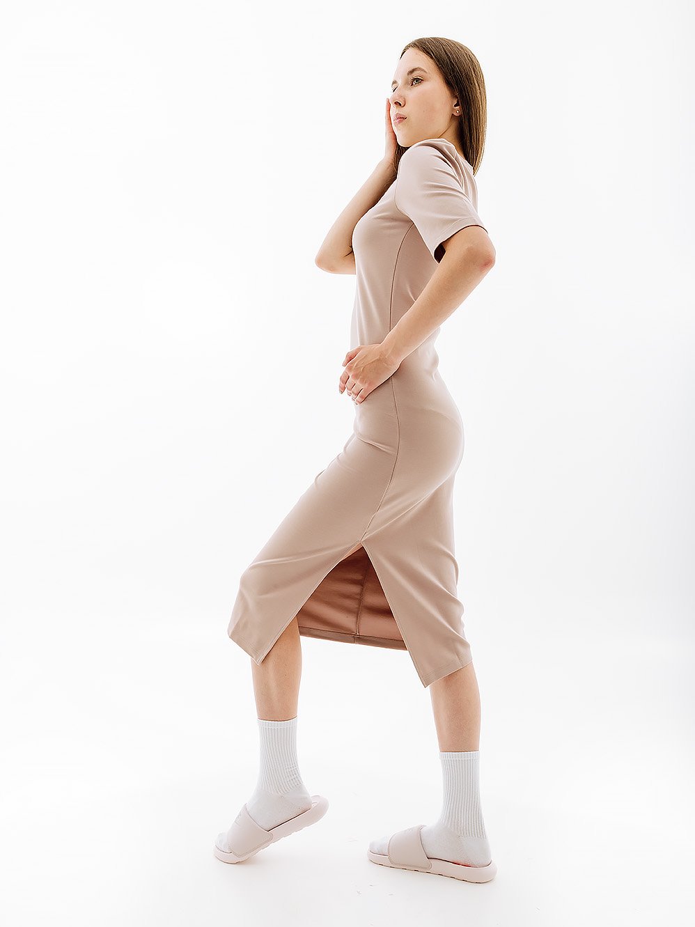Сукня Nike W NSW ESSNTL MIDI DRESS L, фото №3