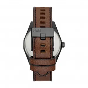 Годинник Diesel Scraper Чоловічий, кварцовий механізм з трьома стрілками та датою synthetic.ua - Фото 1