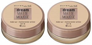 Купити Тональний крем Maybelline Dream Matte Mousse №20 Cameo 2 шт. - Фото 1 Тональний крем Maybelline Dream Matte Mousse №20 Cameo 2 шт. - Фото 1