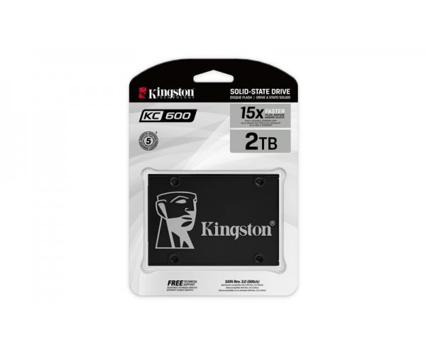 Kingston Накопичувач SSD 2.5" 2TB SATA KC600, фото №3