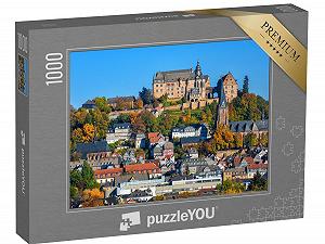 Пазл puzzleYOU Marburg "Marburg an der Lahn: Landgrave Castle and Colourful Half-timbered Houses" 1000 элементов - Фото 1