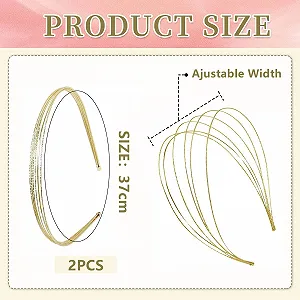 Набір з 2 жіночих обручів для волосся synthetic.ua - Фото 1