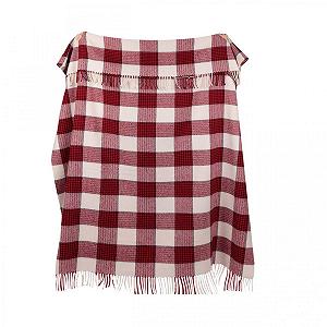 Покрывало Lanavitta "Veronika" Полушерстяное Красный 140х200 см synthetic.ua - Фото 1