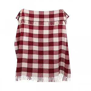 Покрывало Lanavitta "Veronika" Полушерстяное Красный 140х200 см synthetic.ua - Фото 1