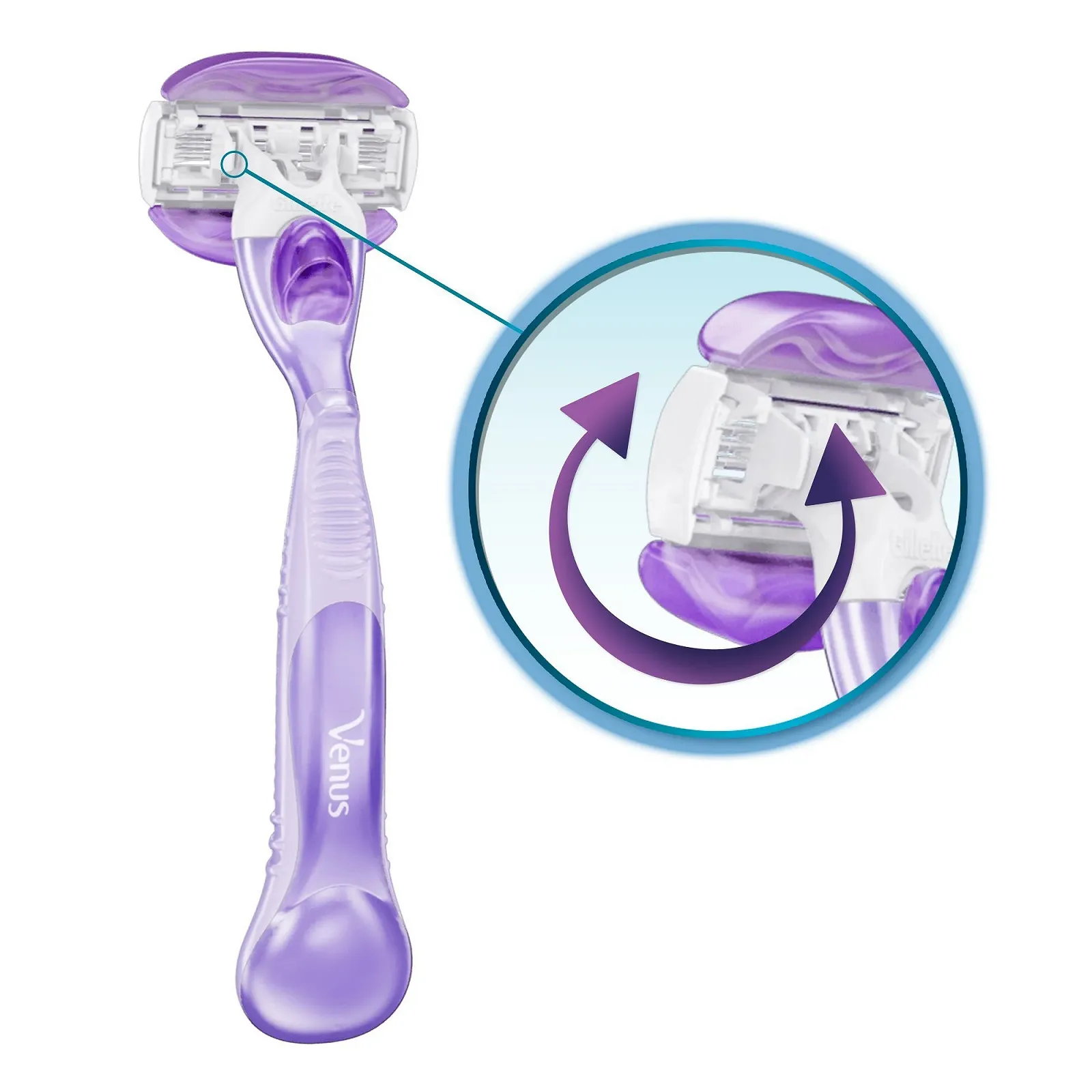 Бритва Gillette Venus Breeze женская со сменным лезвием, фото №5
