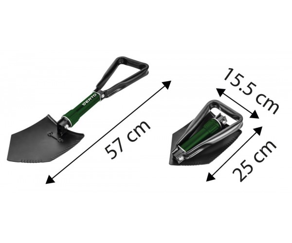 Verto Лопата складана 58см 0.96кг, фото №9