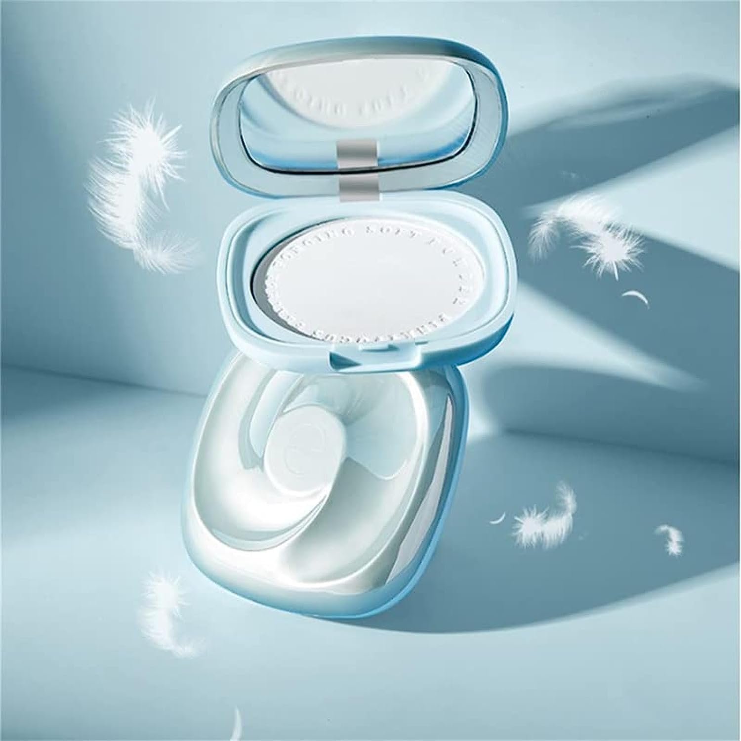 Пудра Компактная Sunscreen Whitening Waterproof Setting SPF15+ Прозрачная, фото №7