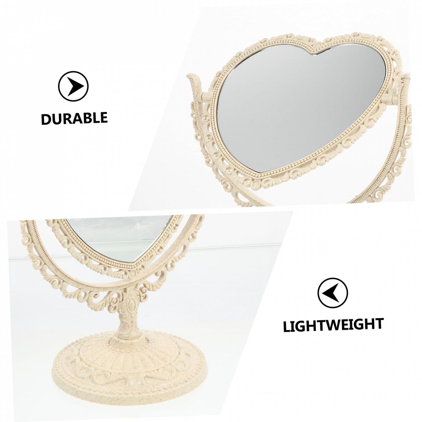 Попередній дзеркало POPETPOP 1stk ретро косметичний стіл в формі серця з пластику, фото №6