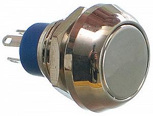 Кнопка антивандальна VJ Parts d18mm стрижка 12mm h19mm 4 контакту - Фото 1