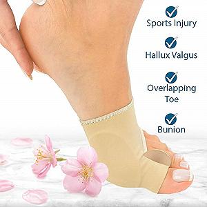 Шкарпетка-коректор для великого пальця ноги Browsluv Premium, 2 шт, тілесний колір synthetic.ua - Фото 1