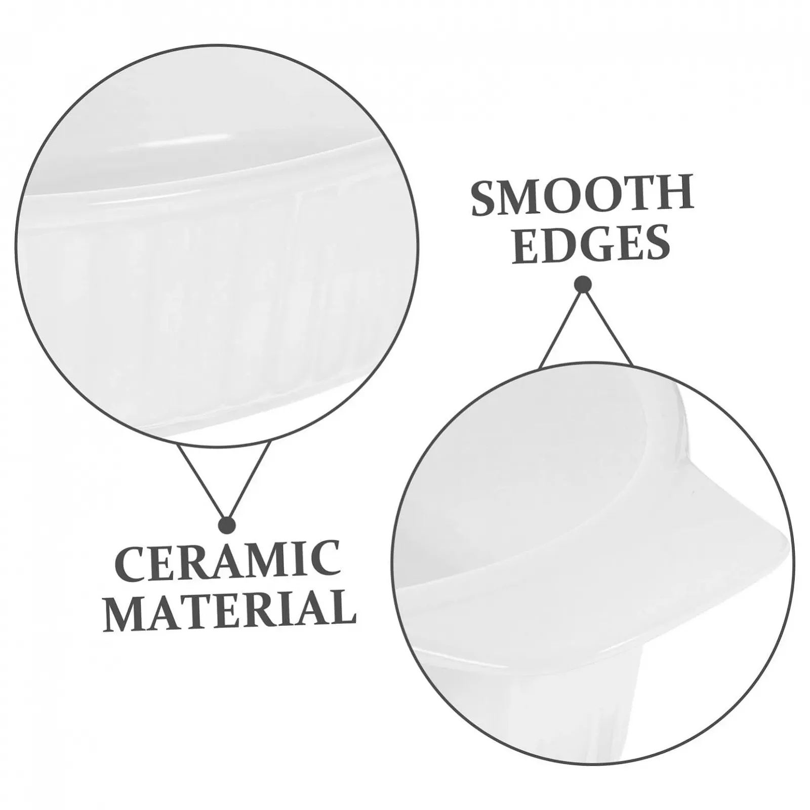 Форма для запекания Toyvian керамическая с двойными ручками термостойкая антискользящая, фото №4