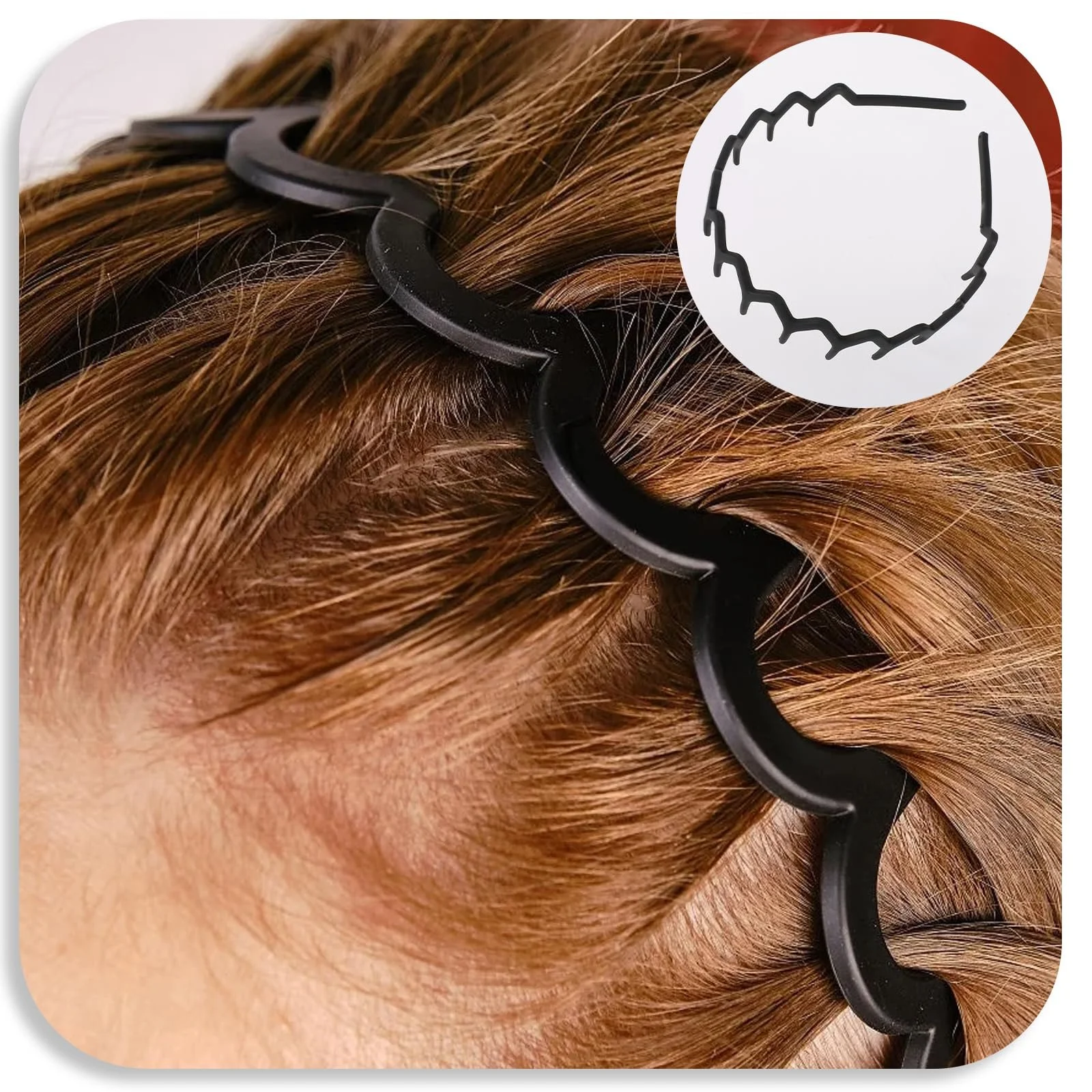 Нековзкий обруч на голову з хвилястими зубцями, фото №6