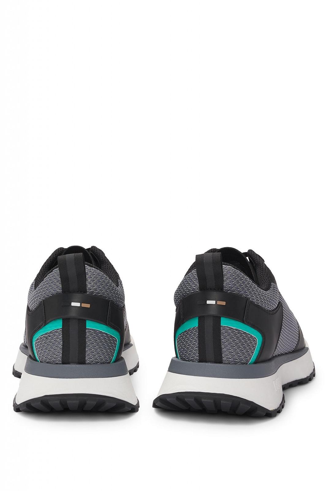 Кросівки BOSS Jonah Runn Чоловічі З різних матеріалів з сіткою та логотипами, фото №5 Кросівки BOSS Jonah Runn Чоловічі З різних матеріалів з сіткою та логотипами, фото №5