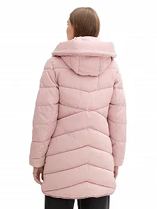 Женская парка TOM TAILOR Пуховая с капюшоном synthetic.ua - Фото 1
