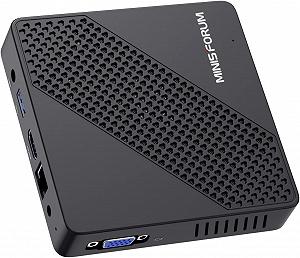 Міні ПК MINIS FORUM N40 / Intel Celeron N4020 / RAM 4GB / eMMC 64GB / HDMI / LAN / Wi-Fi 5 / Bluetooth 4.2 / Windows 11 / Чорний - Фото 1