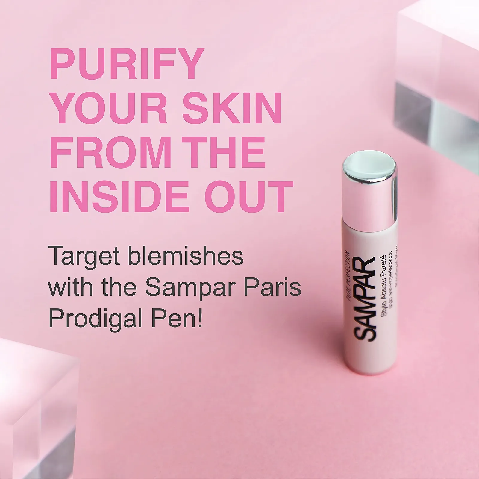 Корректор Sampar Pure Perfection Pen Против несовершенств Для сбалансированного и успокоенного лица Формула 100% натурального происхождения 8 эфирных масел Роликовый аппликатор 6 мл, фото №4