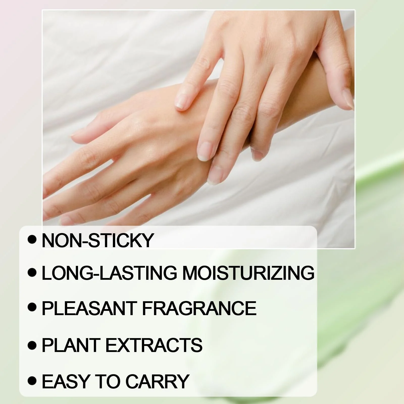 Крем для рук Увлажняющий, набор 3 шт, Аромат розы и жасмина, Миниатюрный размер, фото №2