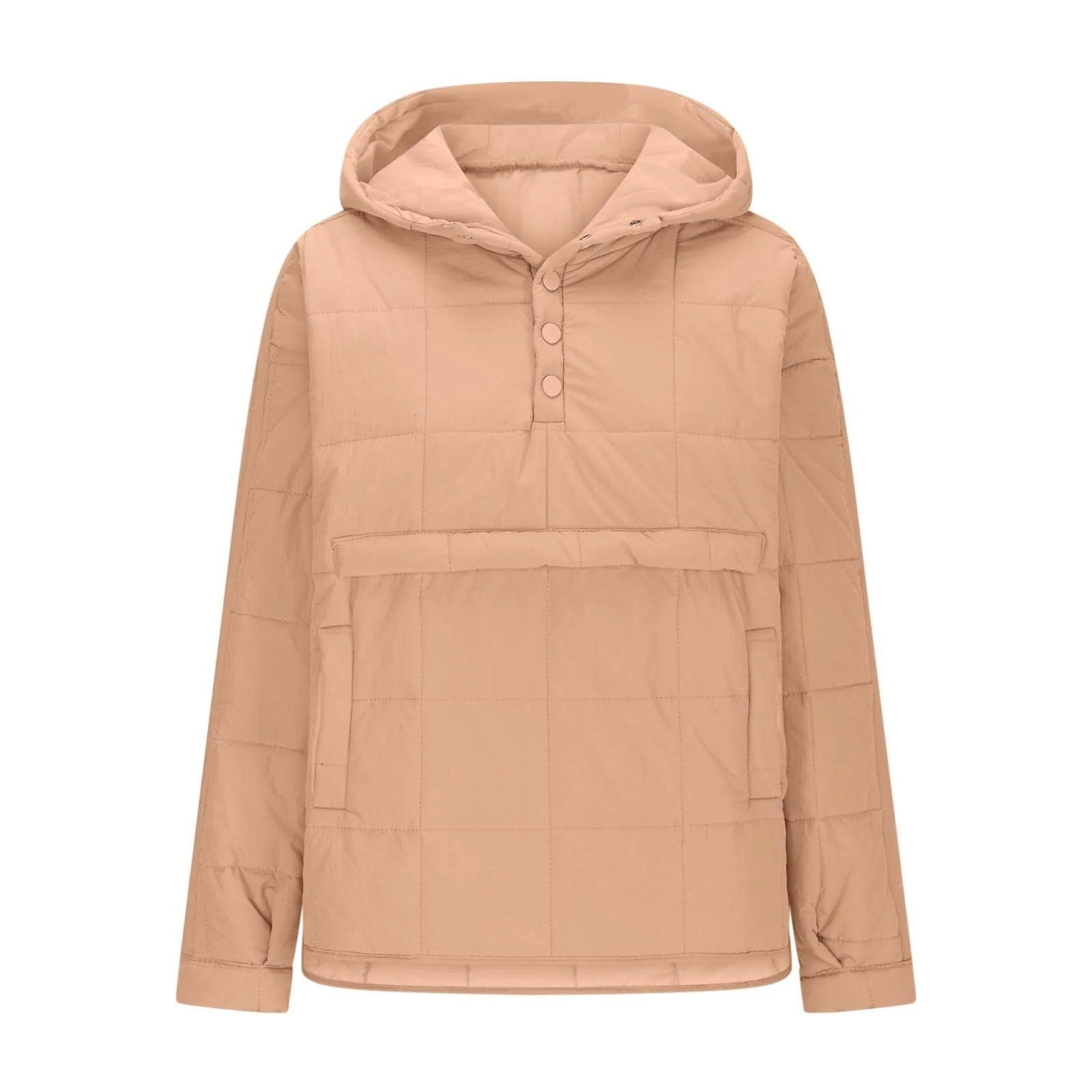 Жіноча Куртка стьобана з капюшоном Коротка однотонна, фото №3 Жіноча Куртка стьобана з капюшоном Коротка однотонна, фото №3