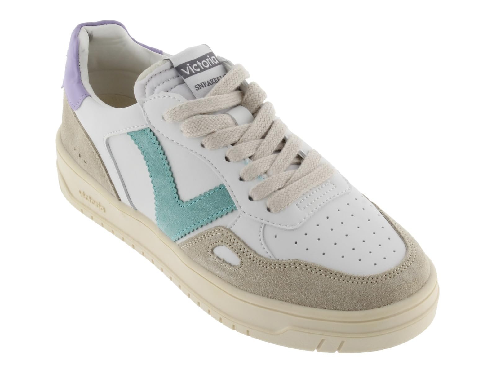 Кеди Victoria Seul Штучна Шкіра та Кольорові та Спліт Шкіряні Деталі з Контрастом 1257101 Унісекс, фото №5 Кеди Victoria Seul Штучна Шкіра та Кольорові та Спліт Шкіряні Деталі з Контрастом 1257101 Унісекс, фото №5