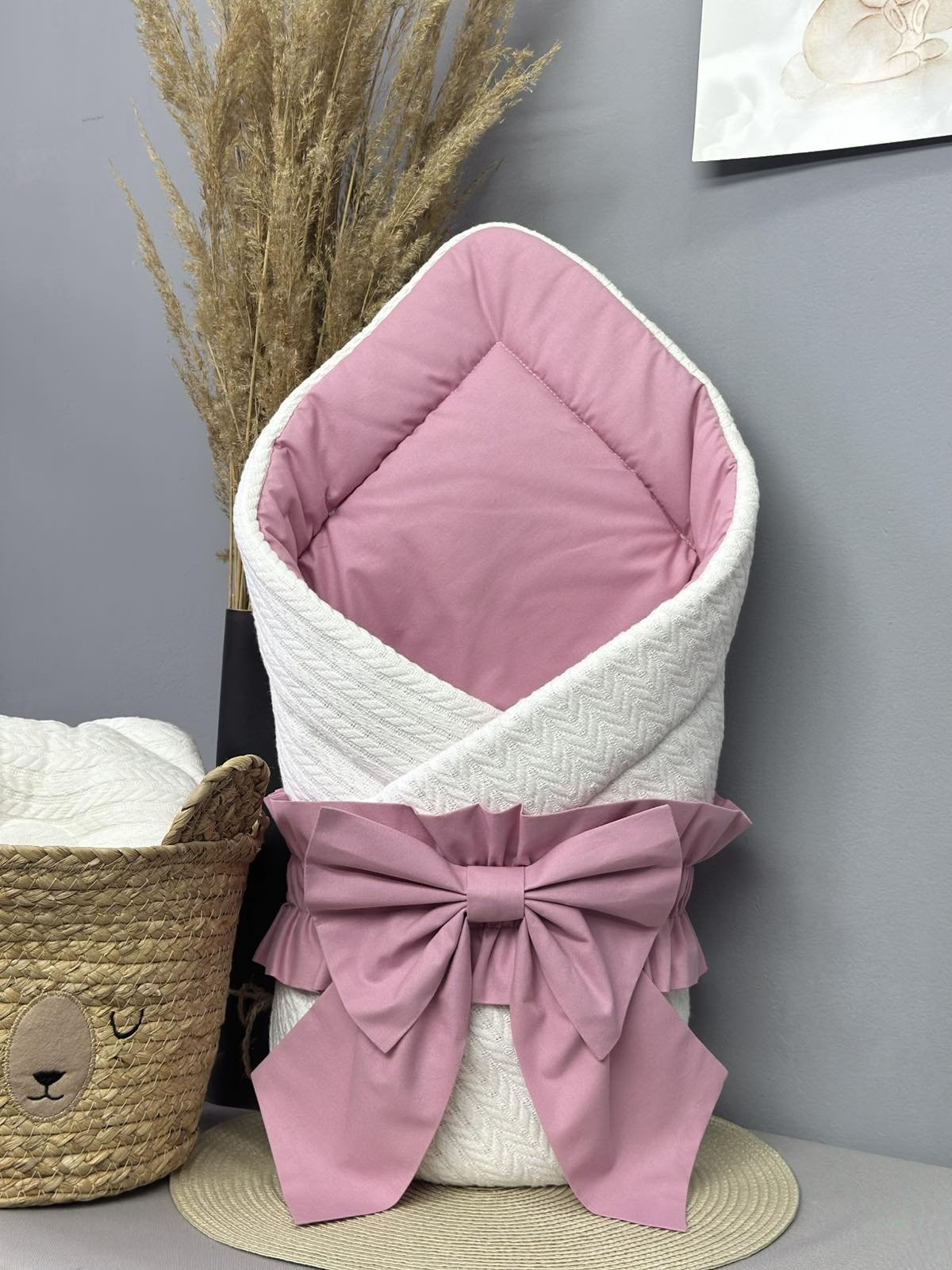 Конверт для новорожденого Зима с кокосовой вставкой ягода (В0422), фото №1 Конверт для новорожденого Зима с кокосовой вставкой ягода (В0422), фото №1